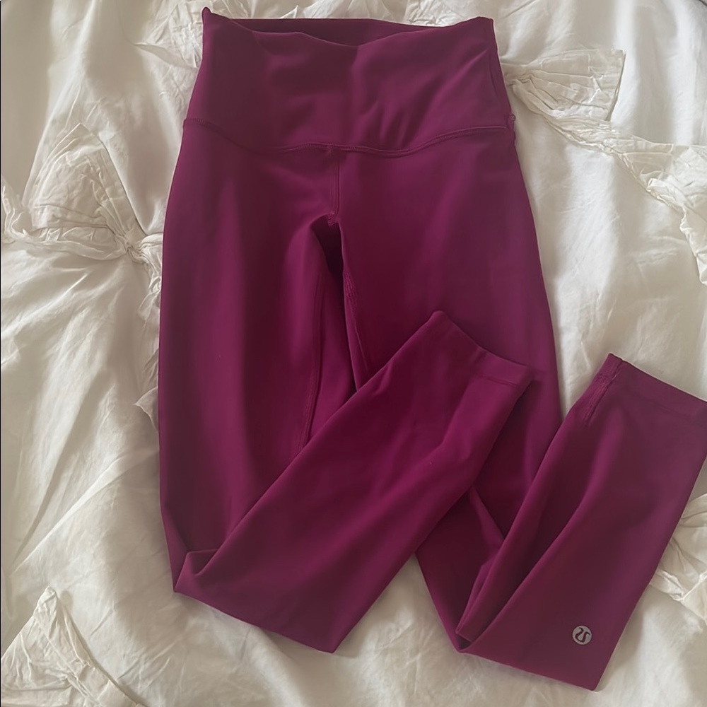 Lululemon Magenta purple leggings